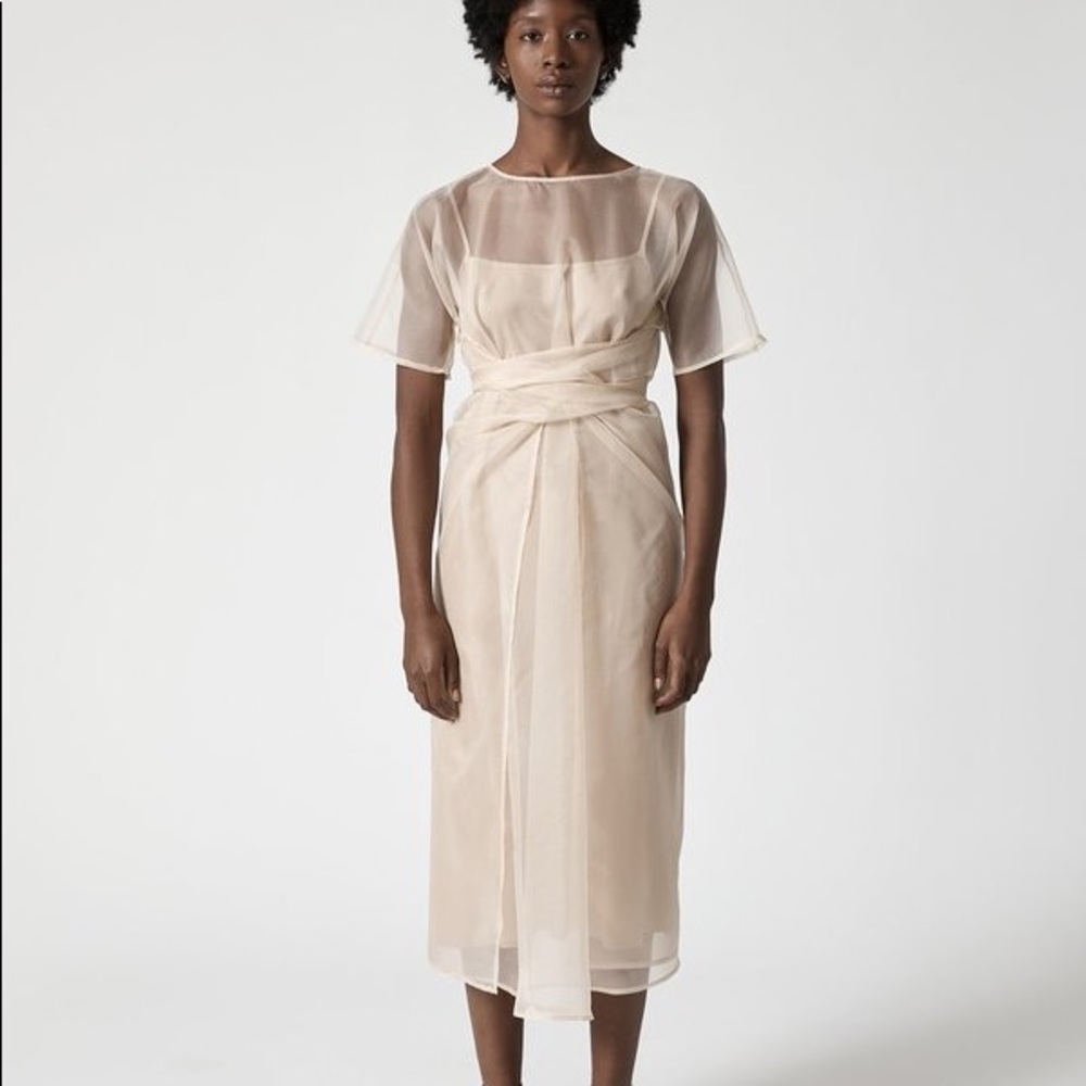 Shaina Mote Gia Dress in Salt
